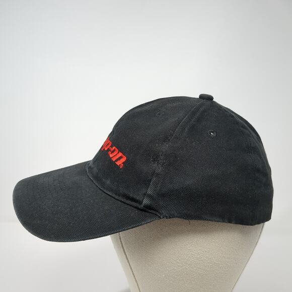 Snap-On Fittes Baseball Cap Black One Size Adjustable Embroidered Wild Impact - Picture 3 of 9